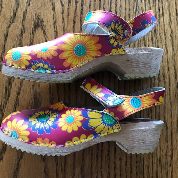 Hanna Andersson Clogs Shoes Floral 39 - Picture 6 of 6